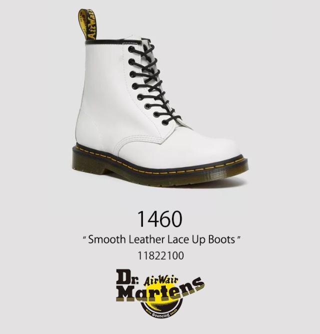 Dr.Martens ドクターマーチン 1460 SMOOTH LEATHER LACE UP BOOTS 11822100 WHITE ホワイト_1
