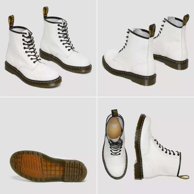 Dr.Martens ドクターマーチン 1460 SMOOTH LEATHER LACE UP BOOTS 11822100 WHITE ホワイト_2