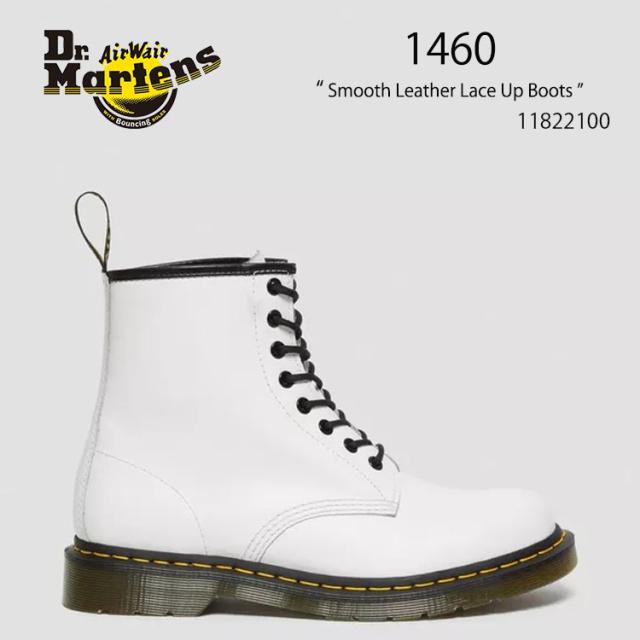 Dr.Martens ドクターマーチン 1460 SMOOTH LEATHER LACE UP BOOTS 11822100 WHITE ホワイト