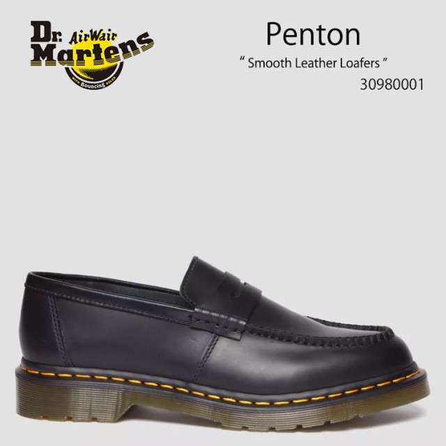 Dr.Martens ドクターマーチン ローファー Penton Smooth Leather Loafers 30980001 BLACK ペントン ベックス レザー ローファー ブラック