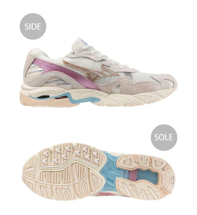 Mizuno ミズノ スニーカー WAVE RIDER 10 D1GA242801 ウェーブライダー 10 WHITE SAND SNOW ホワイト サンド スノーホワイト シューズ_3