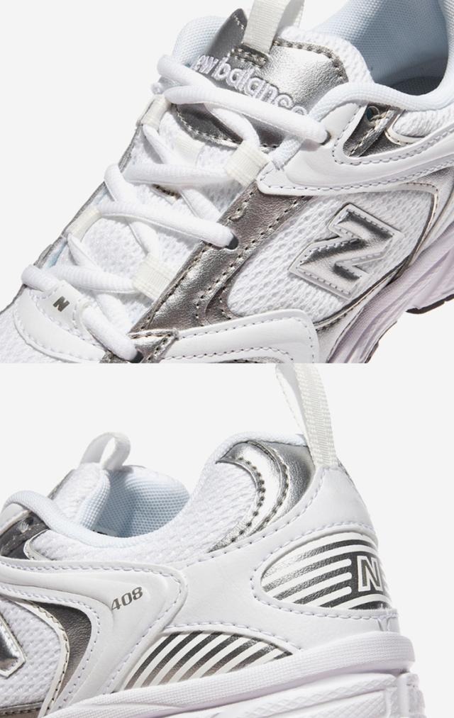 New Balance ニューバランス スニーカー NEWBALANCE ML408 ML408WM WHITE SILVER シューズ ホワイト シルバー メンズ レディース