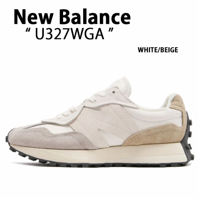 New Balance ニューバランス レディース スニーカー U327WGA WHITE BEIGE スエード ニュアンスカラー くすみカラー ホワイト ベージュ