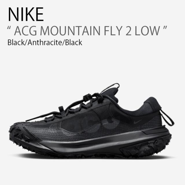 NIKE ナイキ スニーカー ACG MOUNTAIN FLY 2 LOW マウンテン フライ2 ロー DV7903-002 ローカット ブラック メンズ レディース