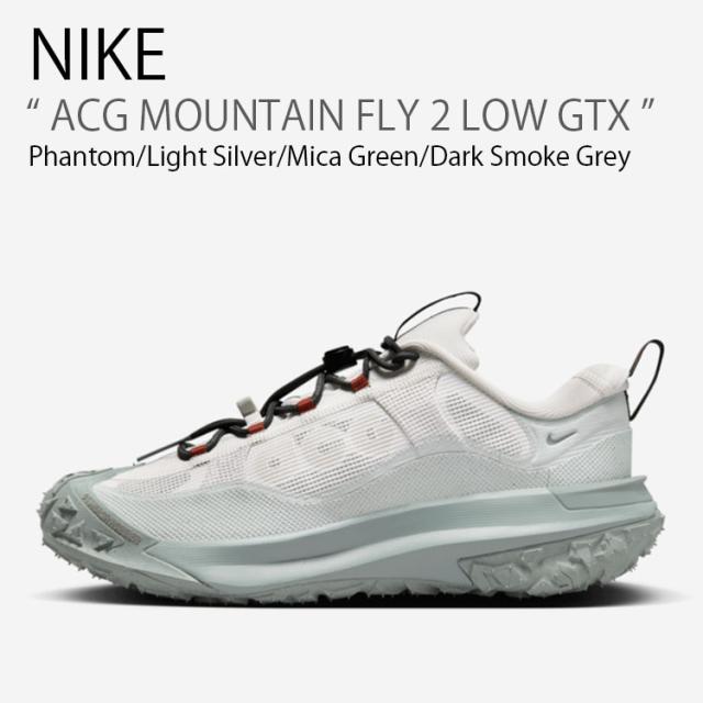 NIKE ナイキ スニーカー ACG MOUNTAIN FLY 2 LOW GTX マウンテン フライ2 ロー ゴアテックス HF6245-003 シルバー メンズ レディース