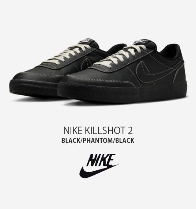 NIKE ナイキ スニーカー KILLSHOT 2 キルショット2 HJ7263-010 ローカット ブラック ファントム メンズ レディース 男性用 女性用_1