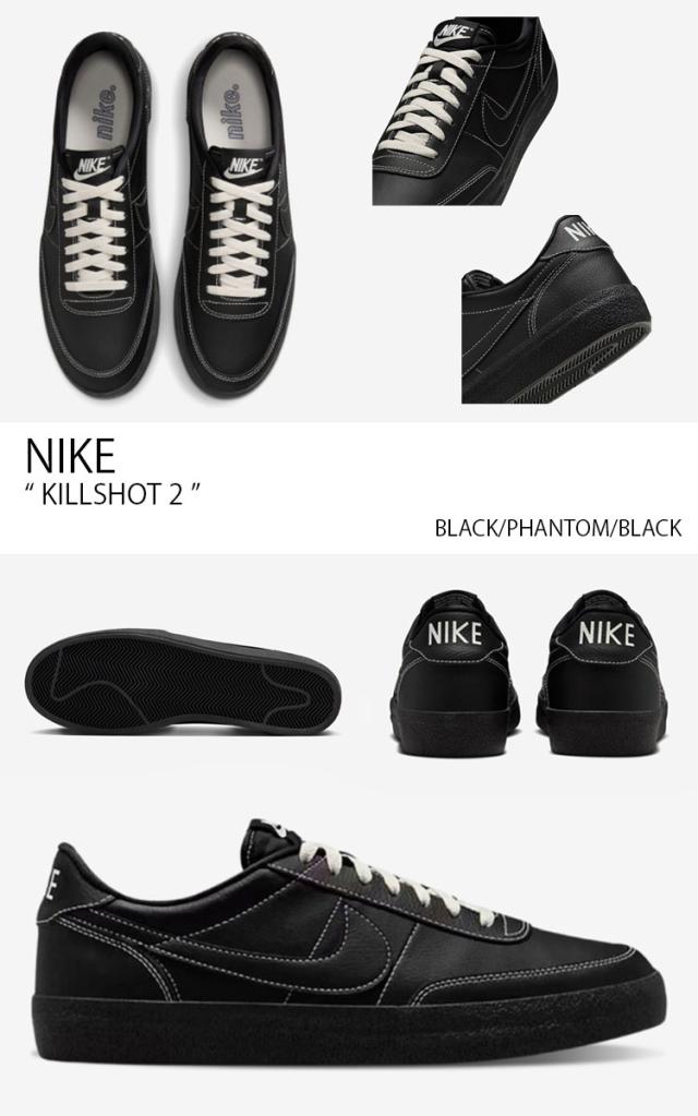 NIKE ナイキ スニーカー KILLSHOT 2 キルショット2 HJ7263-010 ローカット ブラック ファントム メンズ レディース 男性用 女性用_2