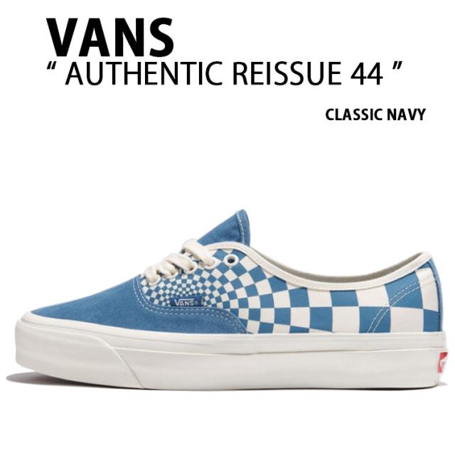VANS バンズ スニーカー  AUTHENTIC REISSUE 44 RADIAL CHECKERBOARD CLASSIC NAVY VN000CW21P0