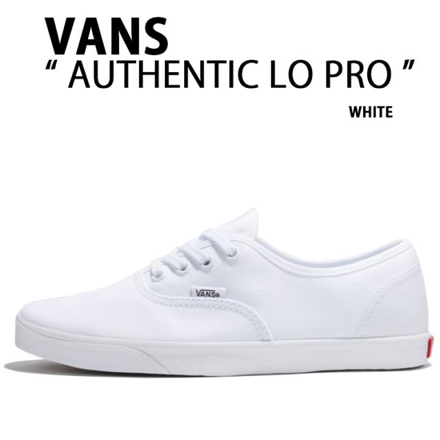 VANS バンズ スニーカー AUTHENTIC LO PRO VN000D04WWW オーセンティック ロープロ ホワイト