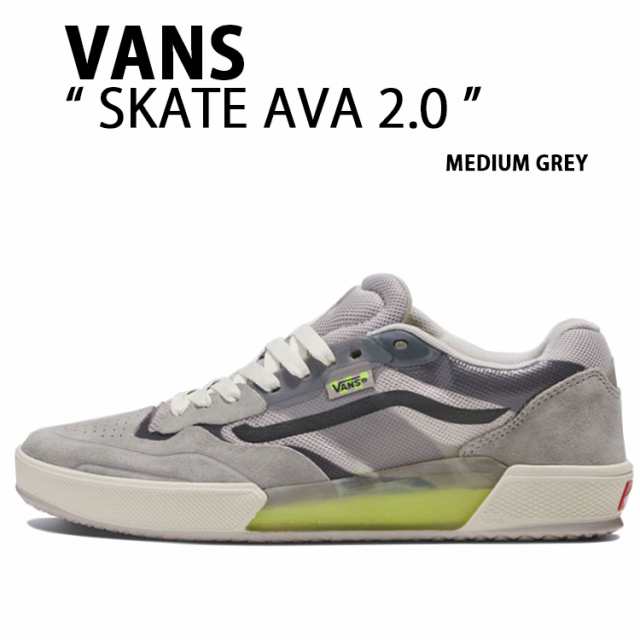 VANS バンズ スニーカーSKATE AVA 2.0 MEDIUM GREY VN0A2Z3HMGR スケートAVA2.0 ミディアムグレー