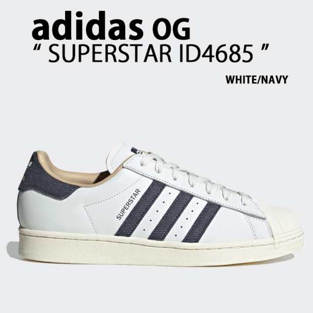 adidas originals アディダス スニーカー SUPERSTAR ID4685 WHITE NAVY シューズ スーパースター レザー