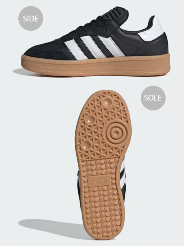 adidas originals アディダス スニーカー SAMBA XLG IE1379 サンバ エクストララージ BLACK WHITE GUM_2
