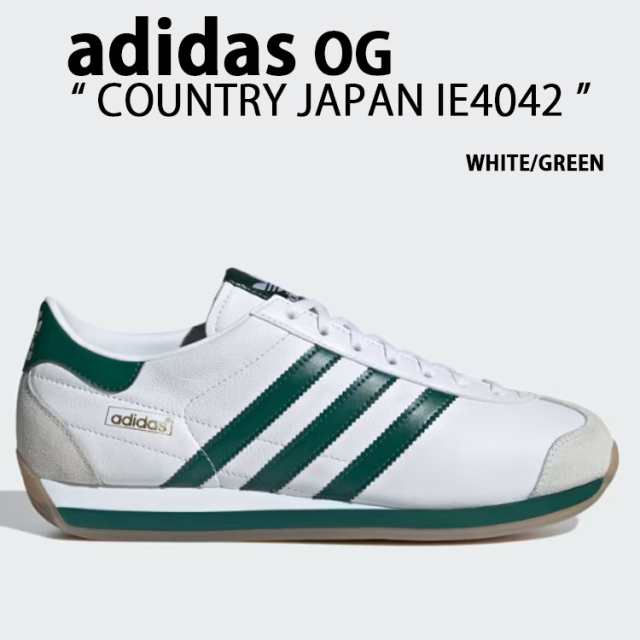 adidas Originals アディダス オリジナルス スニーカー COUNTRY JAPAN IE4042 WHITE GREEN