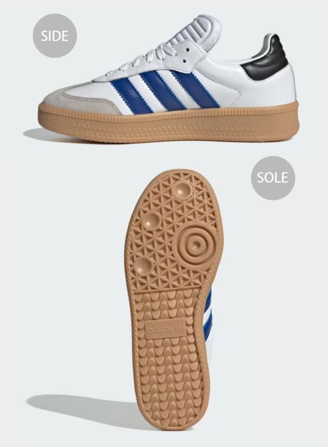 adidas originals アディダス スニーカー SAMBA XLG IE9182 サンバ エクストララージ WHITE BLUE PANTONE_2