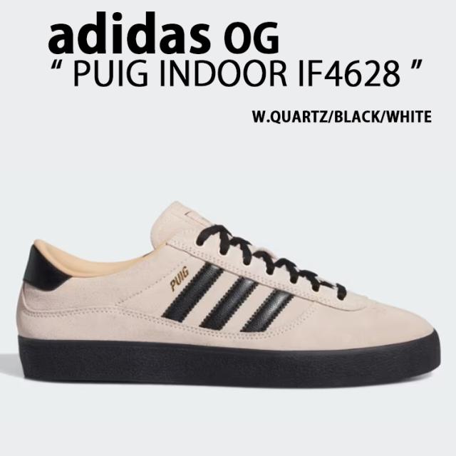 adidas originals アディダス スニーカー PUIG INDOOR プイグ インドア IF4628 WONDER QUARTZ BLACK WHITE