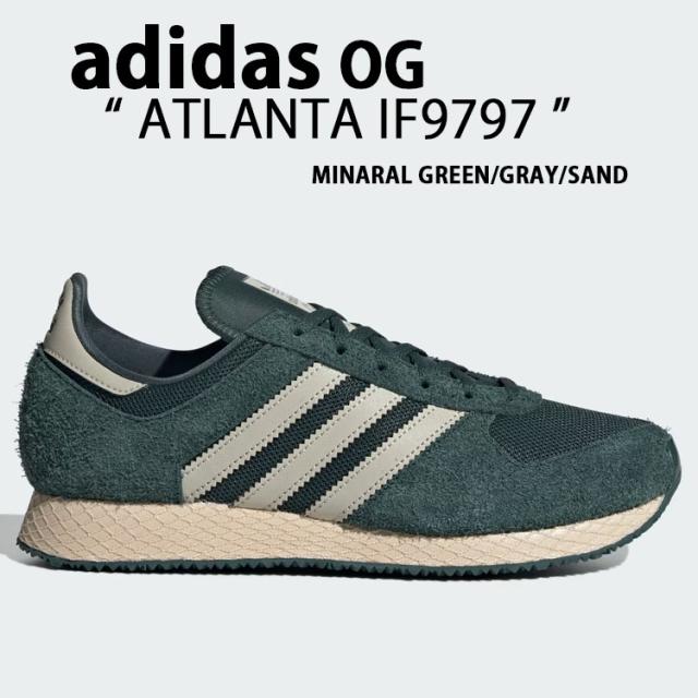 adidas Originals アディダス スニーカー ATLANTA アトランタ IF9797 シューズ GREEN GRAY SAND ミネラルグリーン グレー サンド スエード