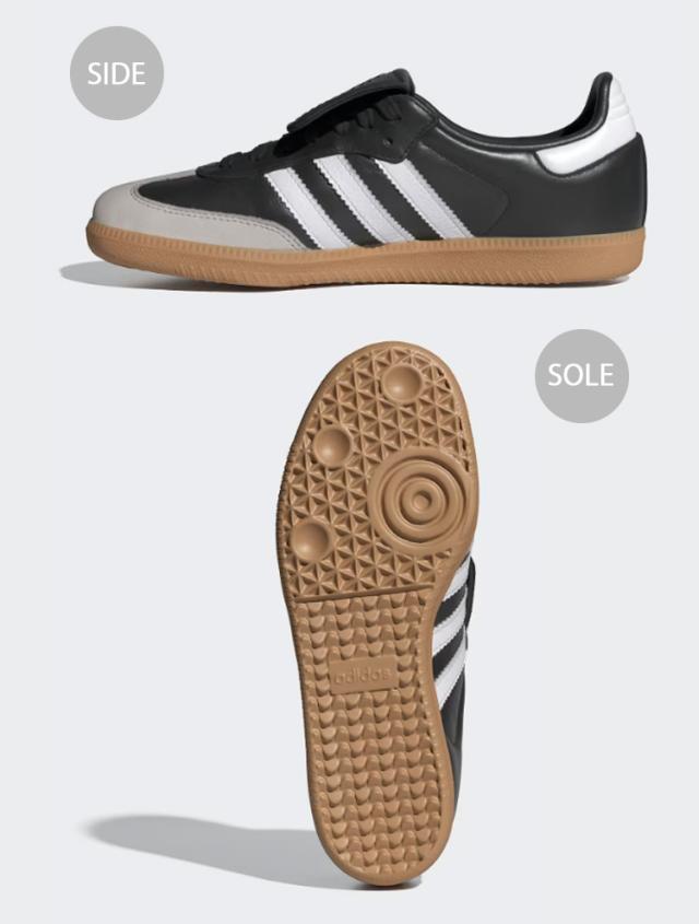 adidas originals アディダス スニーカー SAMBA LT IG2010 サンバ ロングタン BLACK WHITE シューズ 本革_2