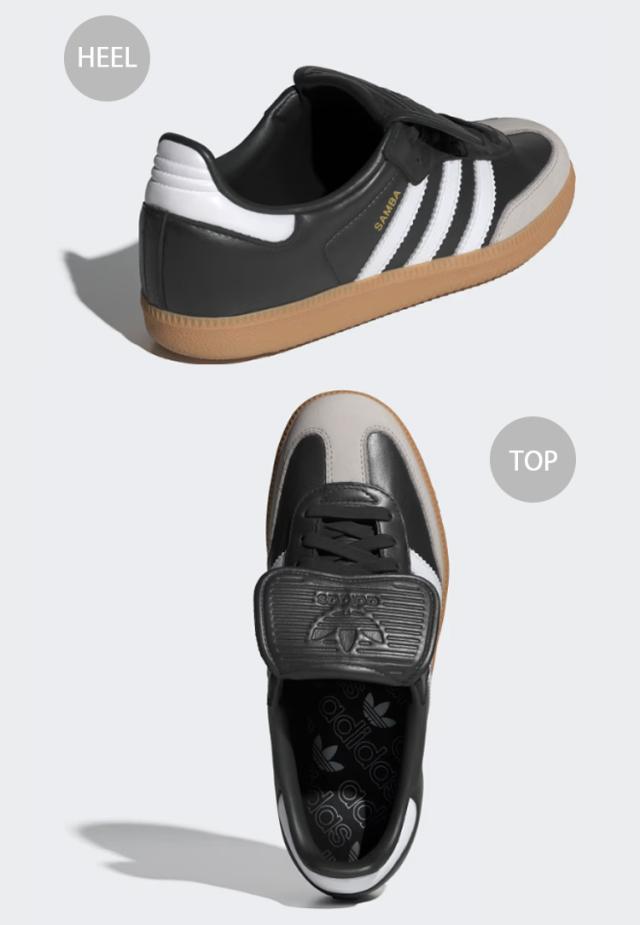 adidas originals アディダス スニーカー SAMBA LT IG2010 サンバ ロングタン BLACK WHITE シューズ 本革_3