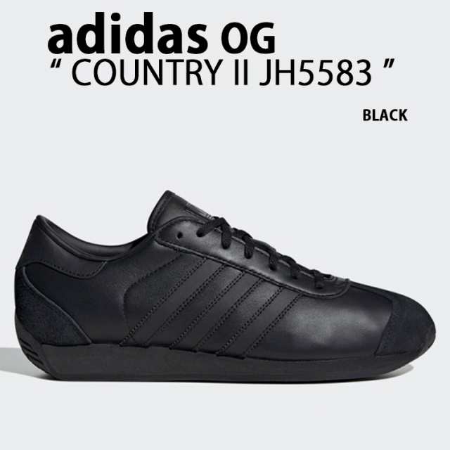 adidas Originals アディダス オリジナルス スニーカー COUNTRY II JH5583 BLACK カントリー カントリー II