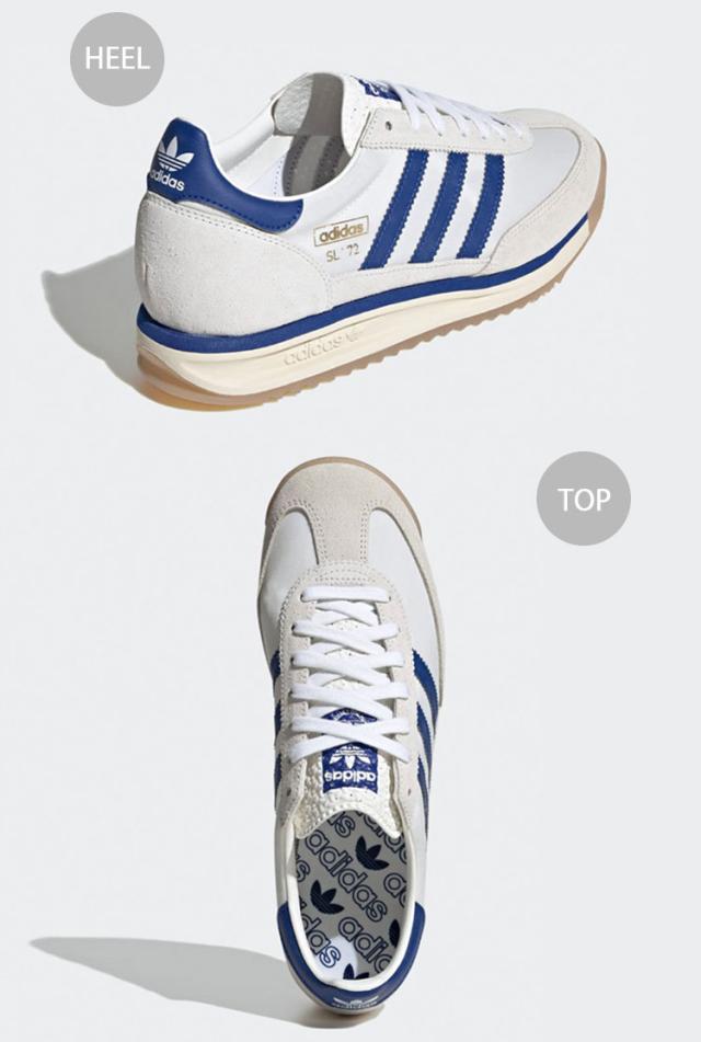 adidas originals アディダス スニーカー SL 72 RS JH5647 WHITE BLUE GUM シューズ ホワイト ブルー メンズ レディース_3