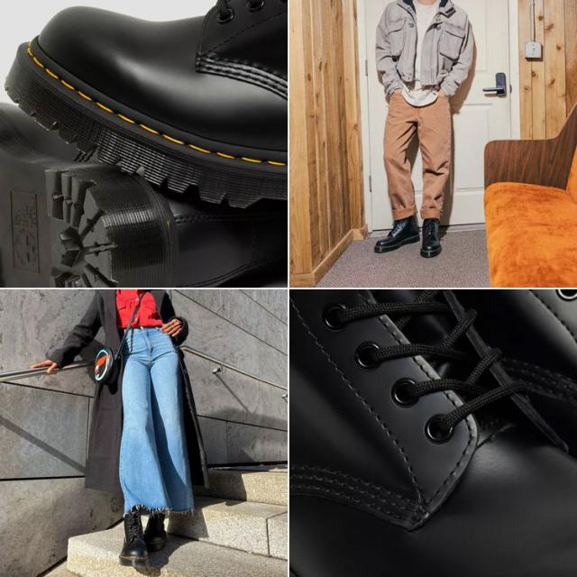 Dr.Martens ドクターマーチン 1460 Bex Smooth Leather Platform Boots 25345001 Black Smooth Leather_3