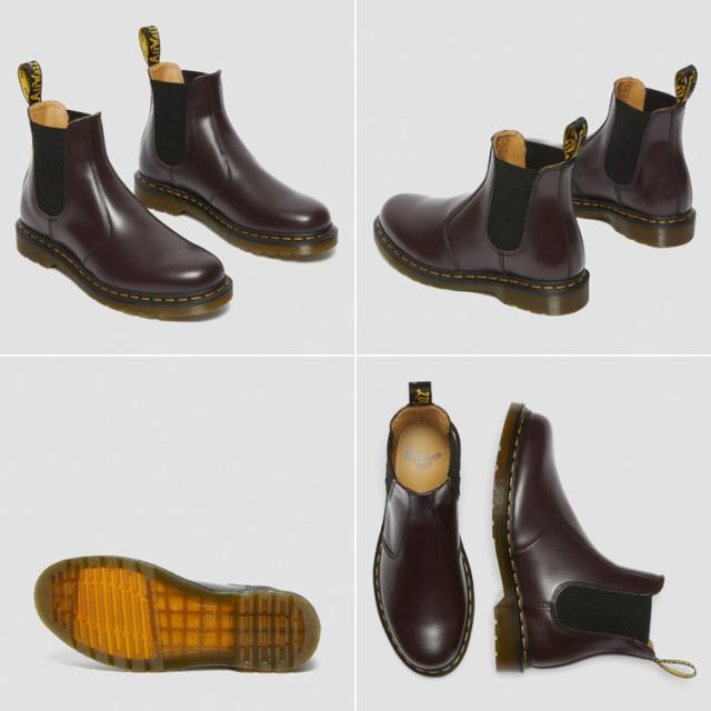 Dr.Martens ドクターマーチン サイドゴア レザーシューズ 2976 YELLOW