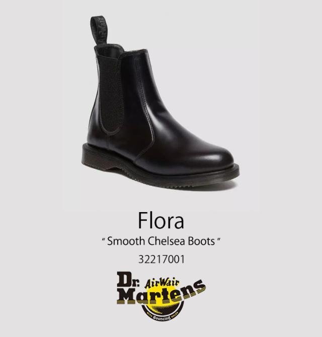 Dr.Martens ドクターマーチン チェルシー ブーツ Flora Smooth Chelsea 
