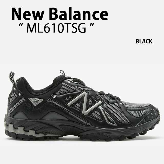 New Balance ニューバランス メンズ レディース スニーカー ML610TSG BLACK シューズ NewBalance610 ニューバランス610