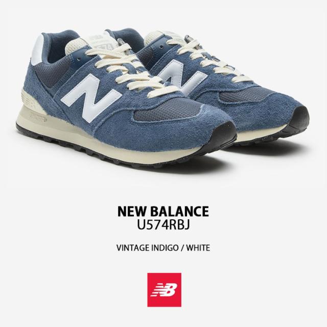 New Balance ニューバランス スニーカー U574RBJ VINTAGE INDIGO WHITE シューズ NewBalance574 ニューバランス574_1