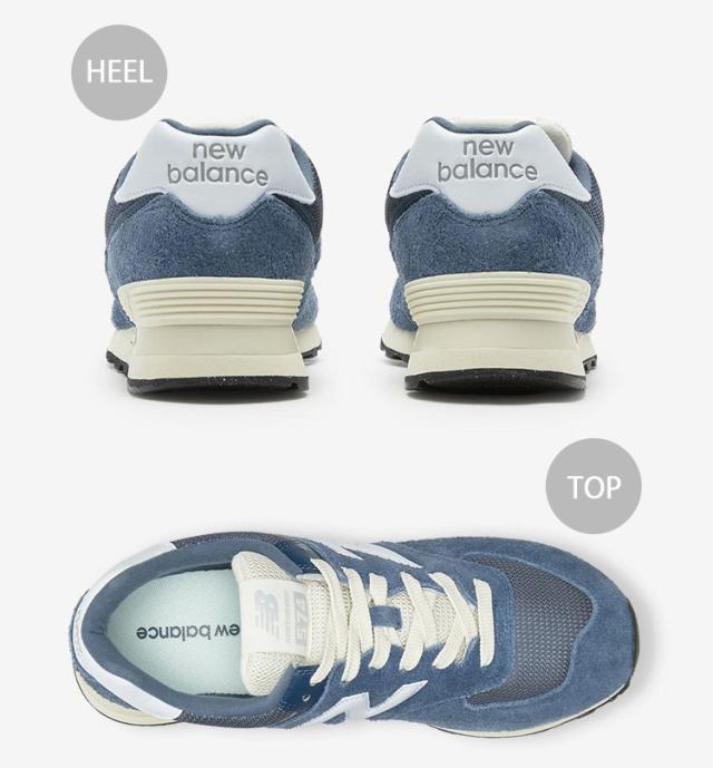 New Balance ニューバランス スニーカー U574RBJ VINTAGE INDIGO WHITE シューズ NewBalance574 ニューバランス574_3
