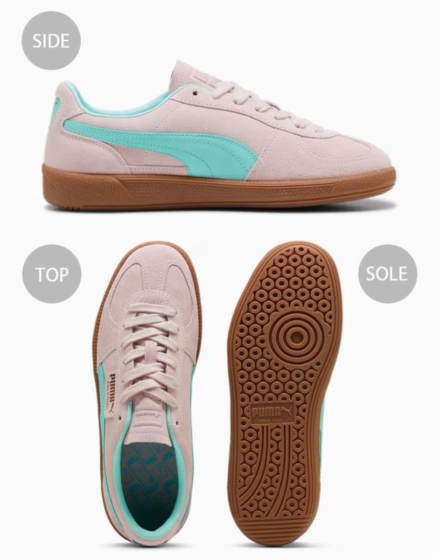 PUMA プーマ スニーカー PALERMO パレルモ MAUVE MINT GUM 396463_23 シューズ スエード テラス ガム レディース メンズ_2