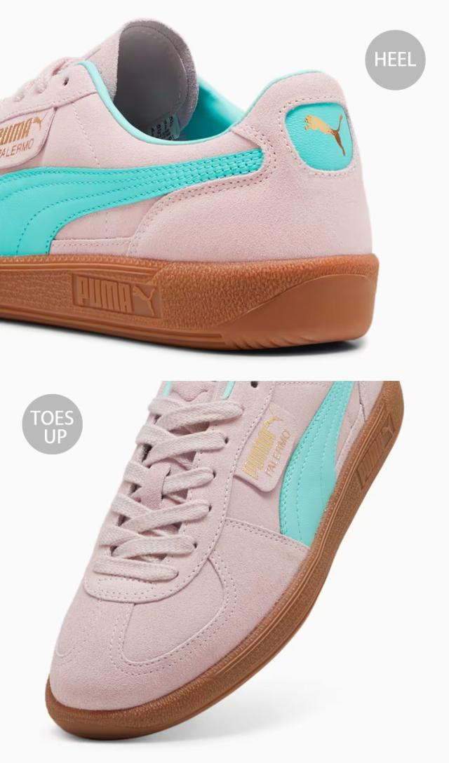PUMA プーマ スニーカー PALERMO パレルモ MAUVE MINT GUM 396463_23 シューズ スエード テラス ガム レディース メンズ_3