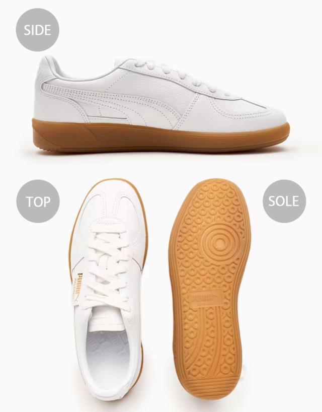 PUMA プーマ スニーカー PALERMO PREMIUM パレルモ プレミアム WHITE IVORY GUM 397246_01 シューズ メンズ レディース_2