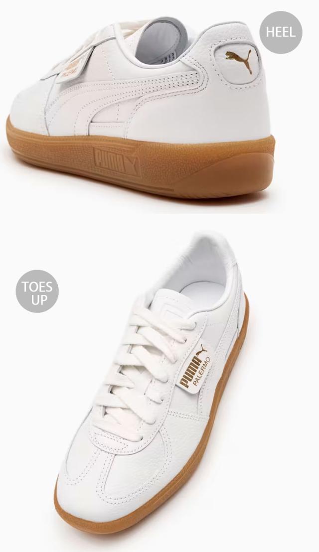 PUMA プーマ スニーカー PALERMO PREMIUM パレルモ プレミアム WHITE IVORY GUM 397246_01 シューズ メンズ レディース_3
