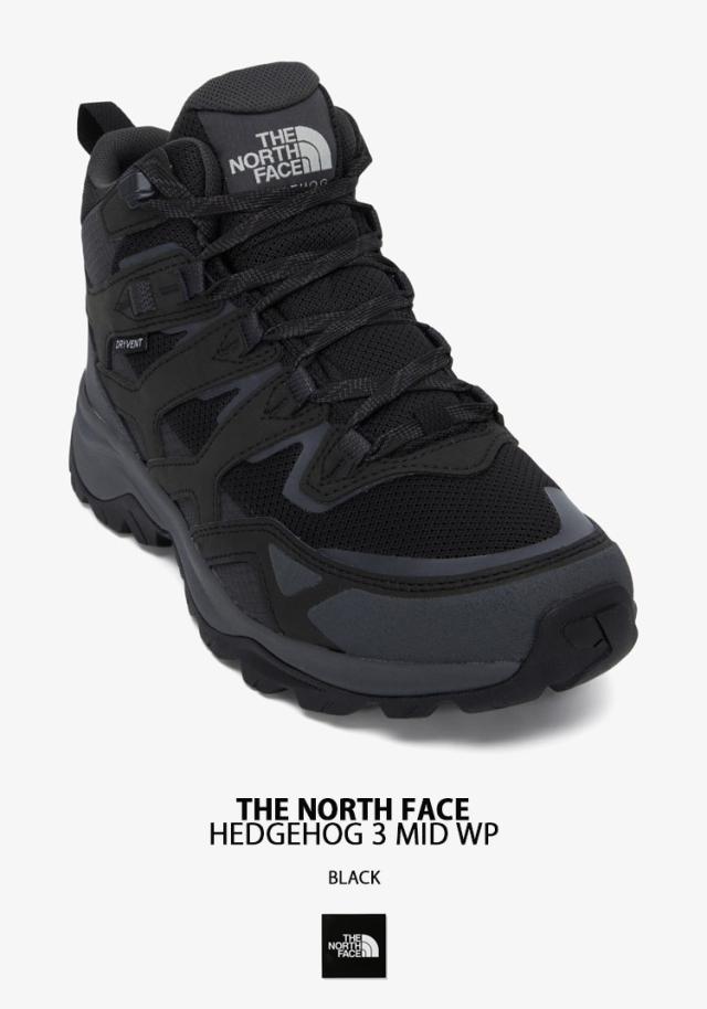 THE NORTH FACE ノースフェイス アウトドアシューズ HEDGEHOG 3 MID WP シューズ マウンテンブーツ 防水 BLACK BROWNIE NS91P54A/B