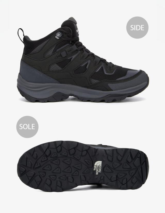 THE NORTH FACE ノースフェイス アウトドアシューズ HEDGEHOG 3 MID WP シューズ マウンテンブーツ 防水 BLACK BROWNIE NS91P54A/B