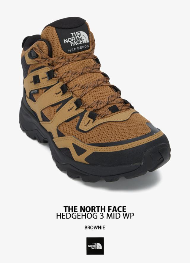 THE NORTH FACE ノースフェイス アウトドアシューズ HEDGEHOG 3 MID WP シューズ マウンテンブーツ 防水 BLACK BROWNIE NS91P54A/B
