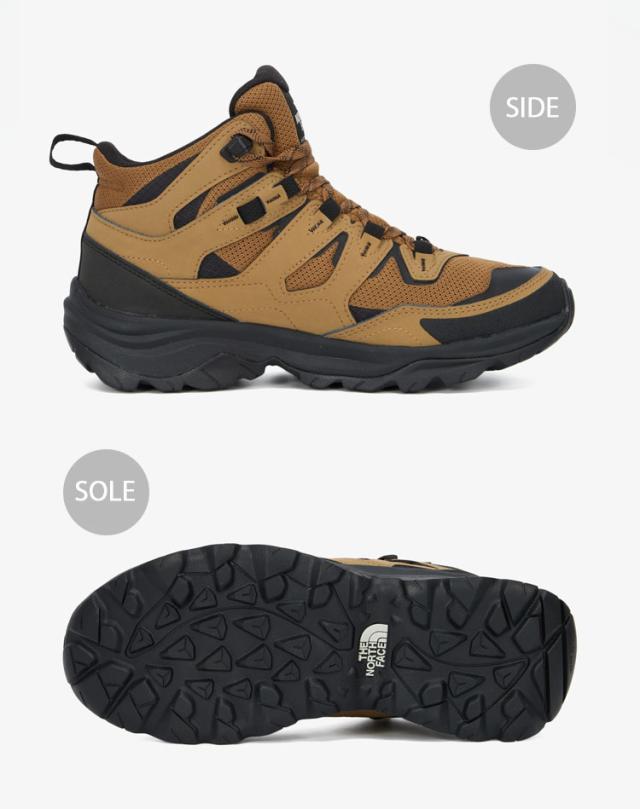 THE NORTH FACE ノースフェイス アウトドアシューズ HEDGEHOG 3 MID WP シューズ マウンテンブーツ 防水 BLACK BROWNIE NS91P54A/B
