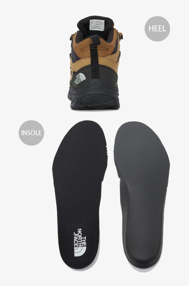 THE NORTH FACE ノースフェイス アウトドアシューズ HEDGEHOG 3 MID WP シューズ マウンテンブーツ 防水 BLACK BROWNIE NS91P54A/B