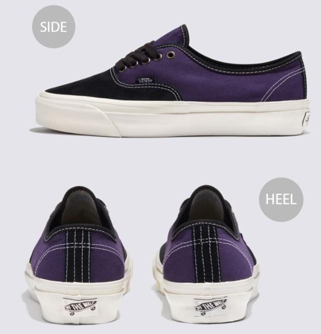 VANS バンズ スニーカー AUTHENTIC BLACK GRAPE VN0007QYGPE オーセンティック ブラック グレープ メンズ レディース 男性用 女性用