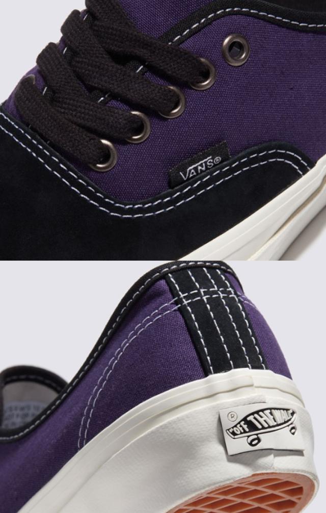 VANS バンズ スニーカー AUTHENTIC BLACK GRAPE VN0007QYGPE オーセンティック ブラック グレープ メンズ レディース 男性用 女性用