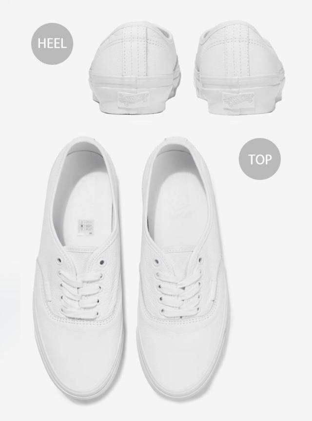 VANS バンズ スニーカー AUTHENTIC REISSUE 44 LX LEATHER WHITE VN000CQAWWW オーセンティック リシュー 44 ラックス レザー ホワイト