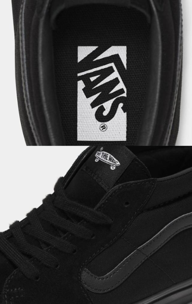 VANS バンズ スニーカー SK8-Mid REISSUE 83 LX BLACK VN000CQQBKA スケートミッド リーシュ 83 LX ブラック メンズ レディース 男性用 女性用_4