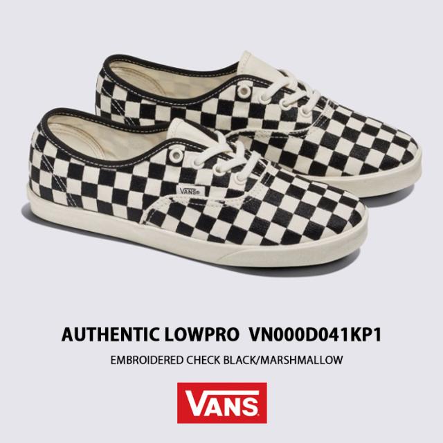 VANS バンズ スニーカー AUTHENTIC LOWPRO BLACK MARSHMALLOW