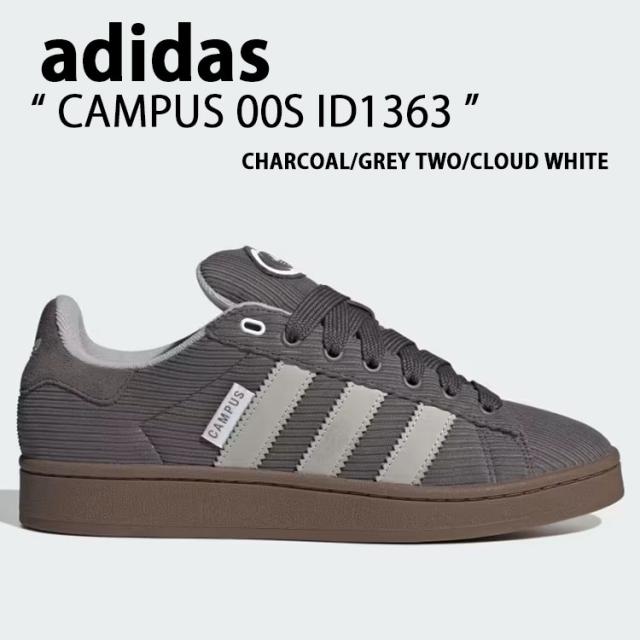 adidas Originals アディダス CAMPUS 00S ID1363 キャンパス00S シューズ チャコール グレー メンズ レディースの通販は