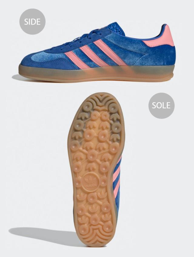 adidas アディダス スニーカー GAZELLE INDOOR W IG6785 BLUE PINK GUM