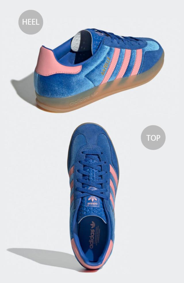 adidas アディダス スニーカー GAZELLE INDOOR W IG6785 BLUE PINK GUM