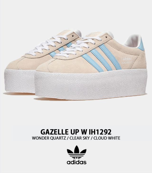 adidas アディダス スニーカー GAZELLE UP W IH1292 QUARTZ SKY WHITE ガゼル アップ ウィメンズ シューズ レディース_1