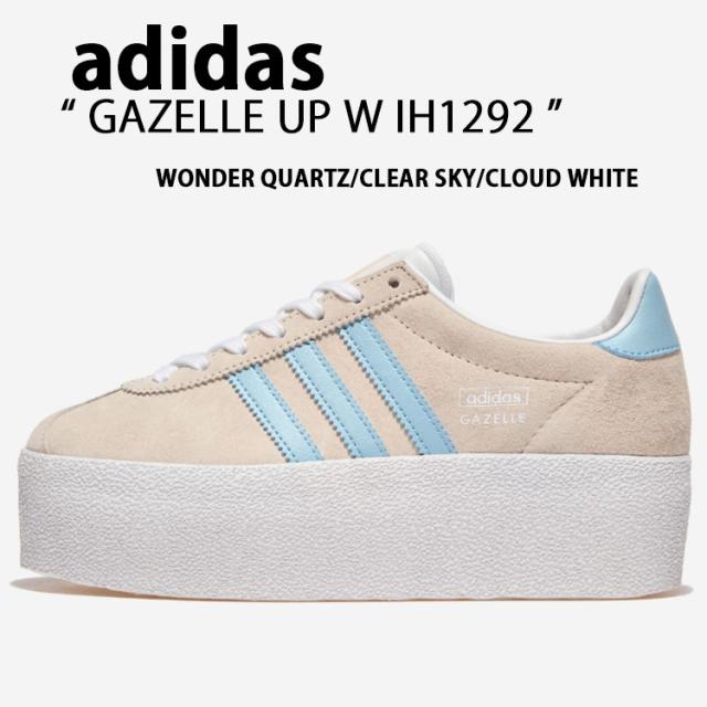 adidas アディダス スニーカー GAZELLE UP W IH1292 QUARTZ SKY WHITE ガゼル アップ ウィメンズ シューズ レディース