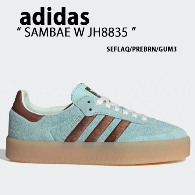 adidas アディダス スニーカー SAMBAE W JH8835 AQUA BROWN GUM サンベイ ウィメンズ シューズ メンズ レディース